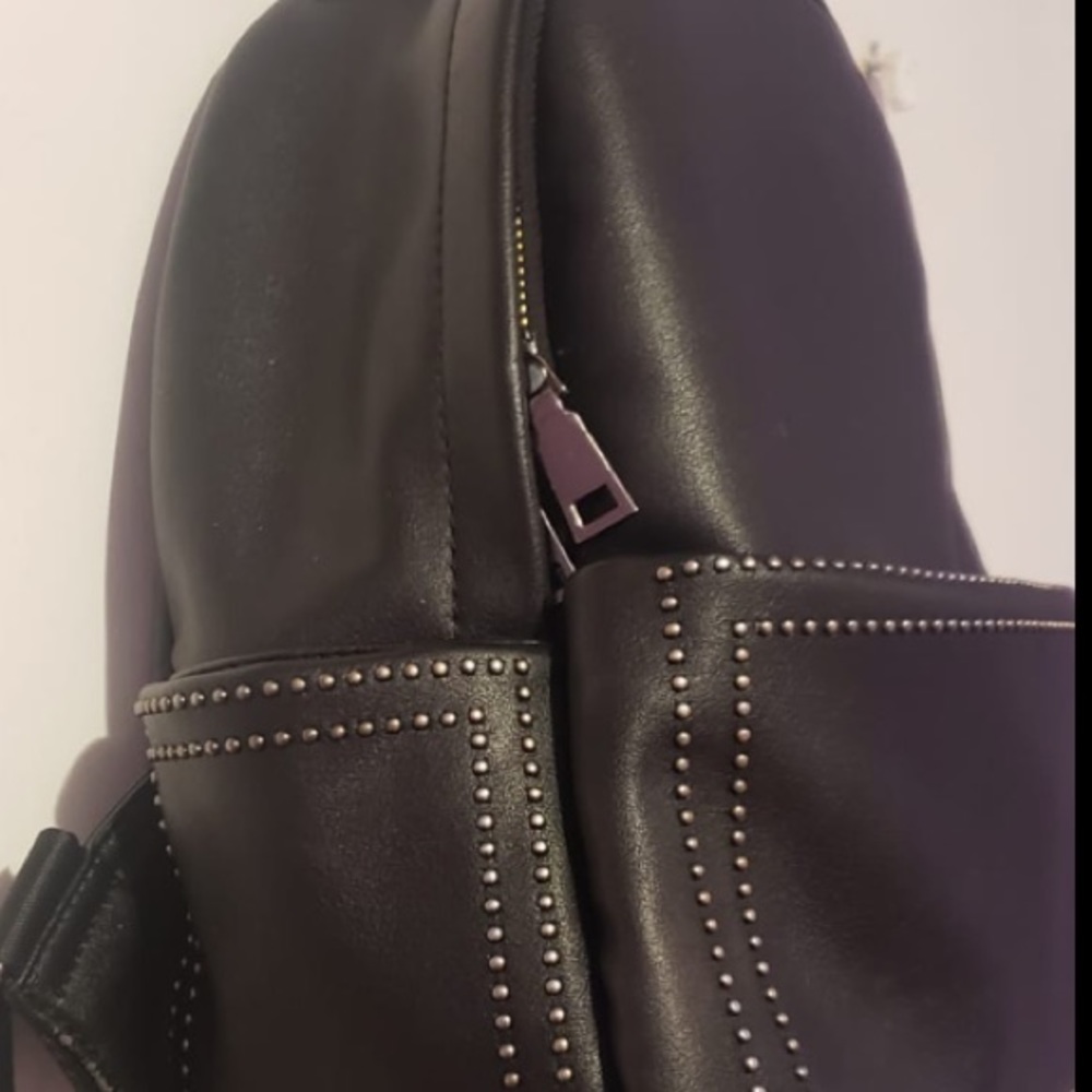 Urban Small-Mini Leather Backpack - Picture 2 of 6